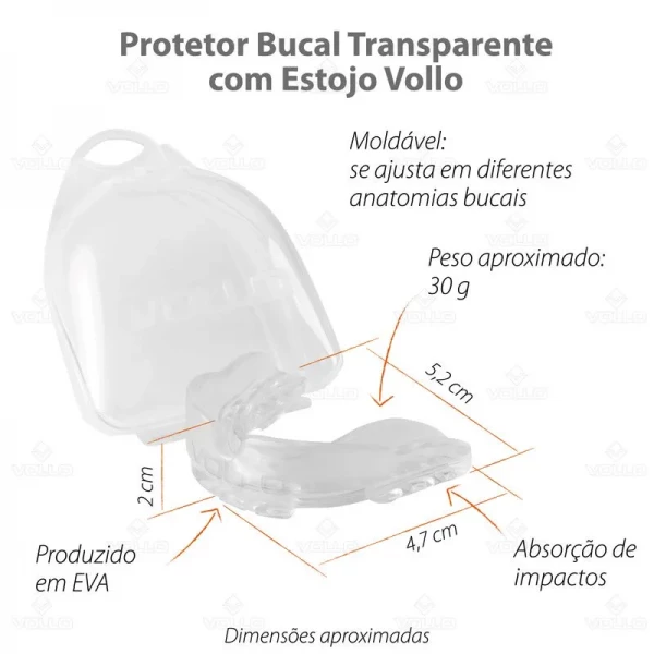 PROT BUCAL TRANSPARENTE C/ EST