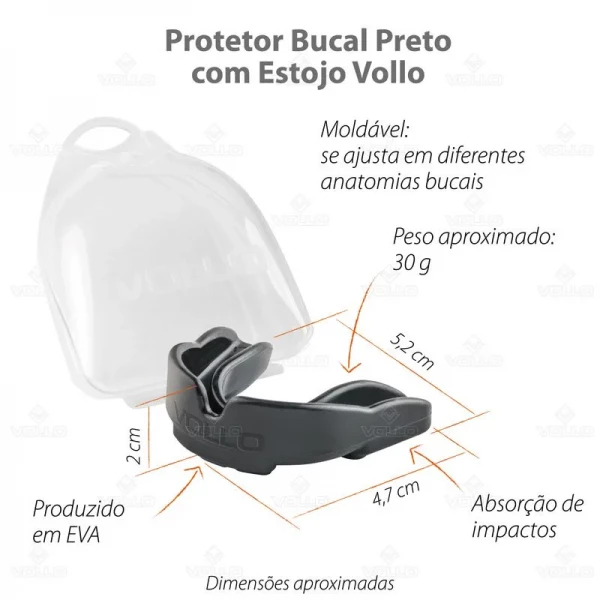 PROT BUCAL PRETO C/ ESTOJO