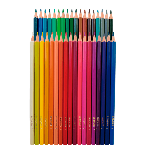 LAPIS 36 CORES RESINA SEXTAVADO FLEX LEOELEO
