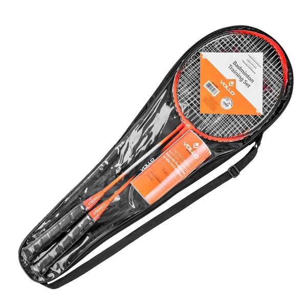 BADMINTON 2 RAQ 3 PETECAS VOLLO