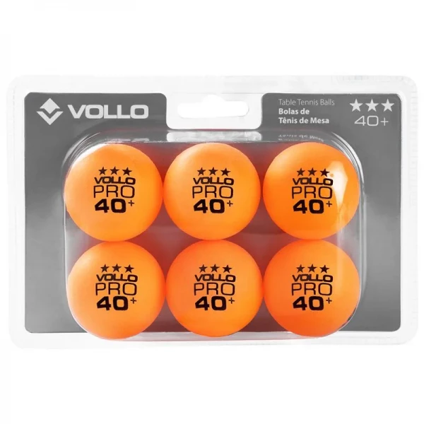 BOLA TM 3 ESTR C/6 LARANJA