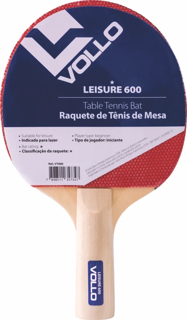 RAQUETE DE TÊNIS DE MESA LEISURE 600