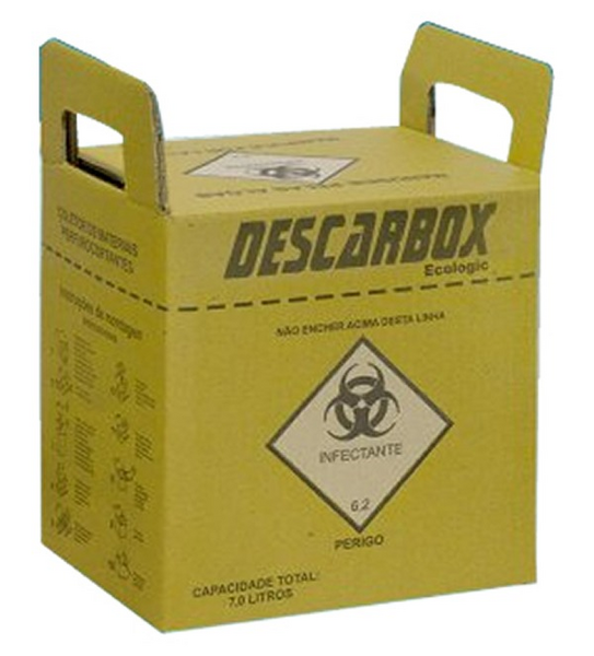 Coletor Perf 7LT Ecologic (Amarelo) Descarbox CX C/20 UN